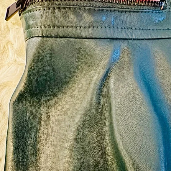 Gilli Forest Green Leather Jacket - Picture 3 of 12